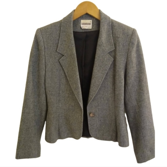 Vtg Wool 2-Piece Suit - Picture 10 of 12